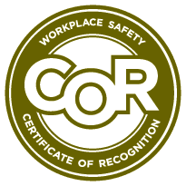 COR Workplace Safety Certificate of Recognition Seal